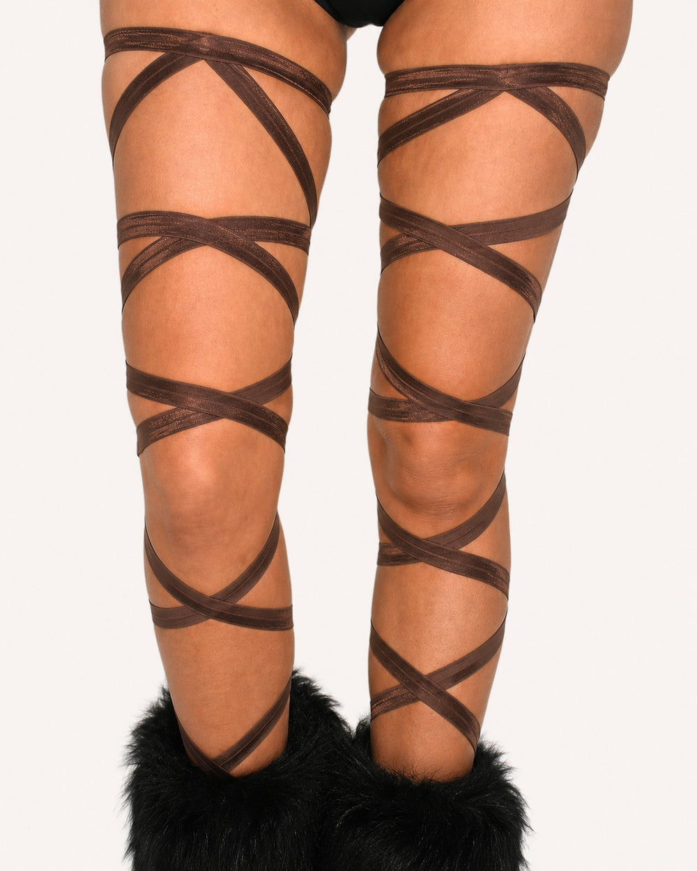 Pair of Non-Slip Colored Leg Wraps - Image 37473199849655
