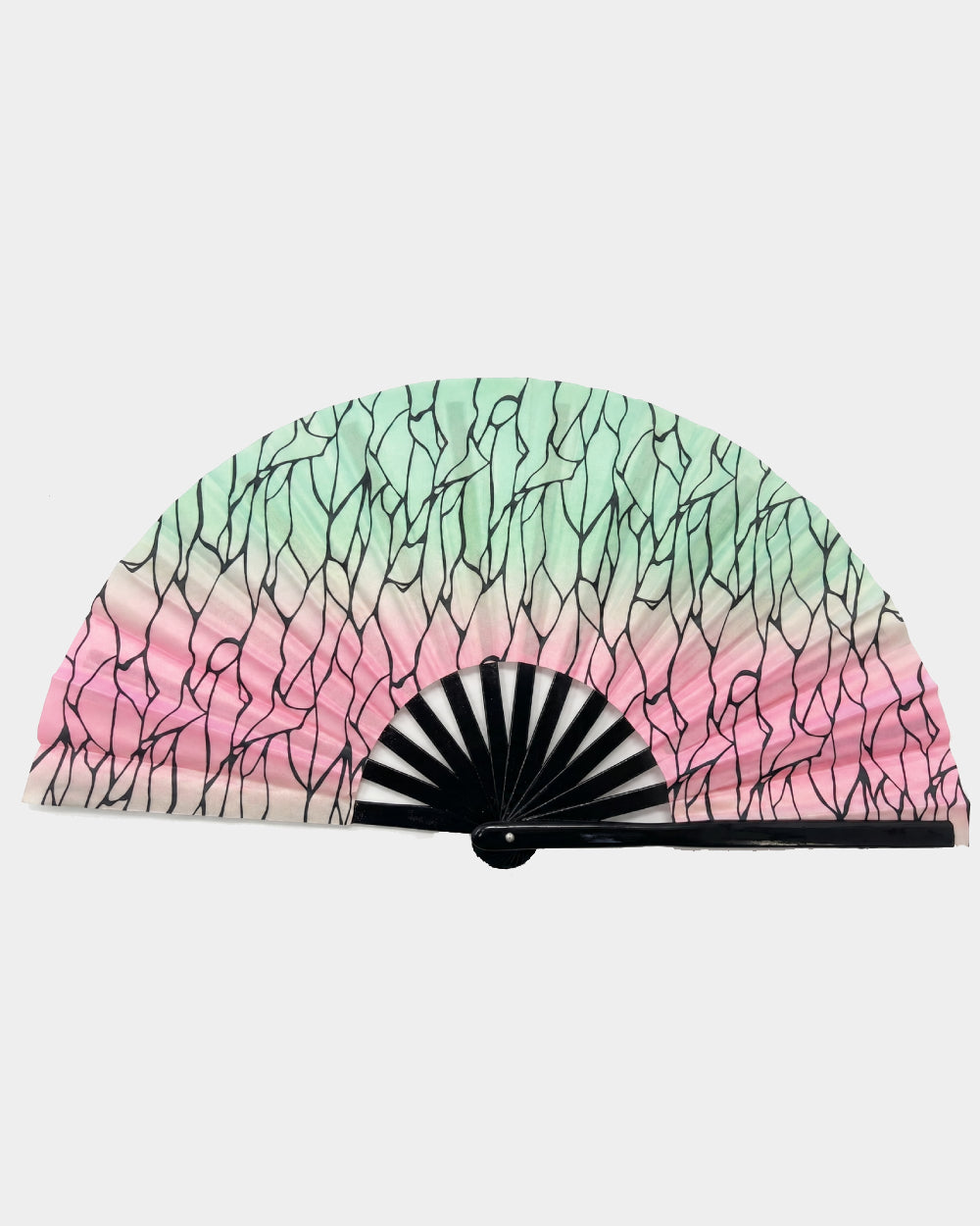 Butterfly Dance Print Hand Fan - Image 35688116125879