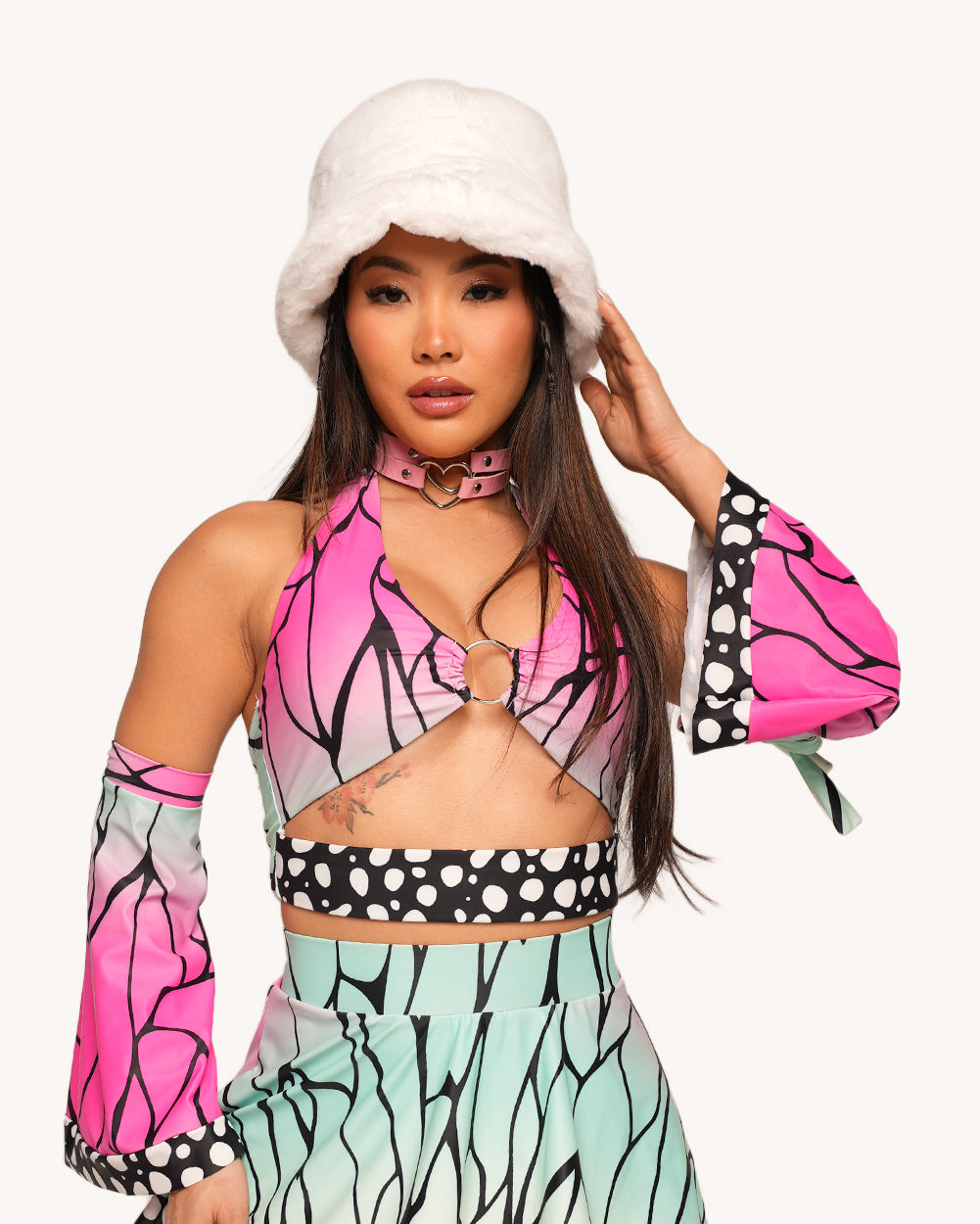 Butterfly Dance Top with Sleeves - Image 35189980135607