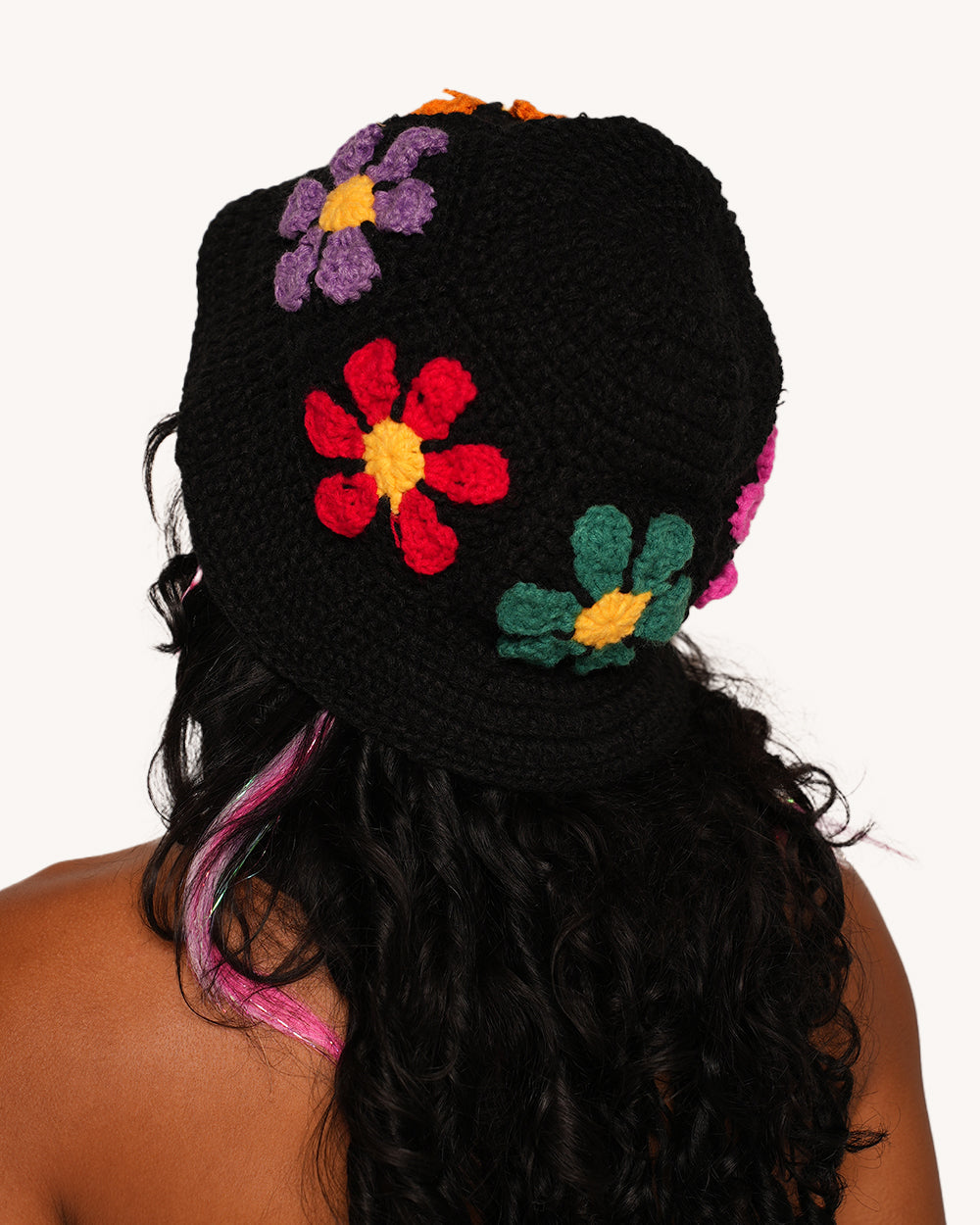Child of the Forest Floral Crochet Hat - Image 2