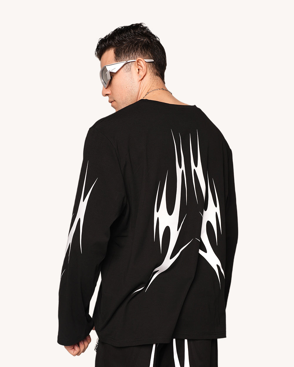 Coded in Chaos Reflective Long Sleeve-Men