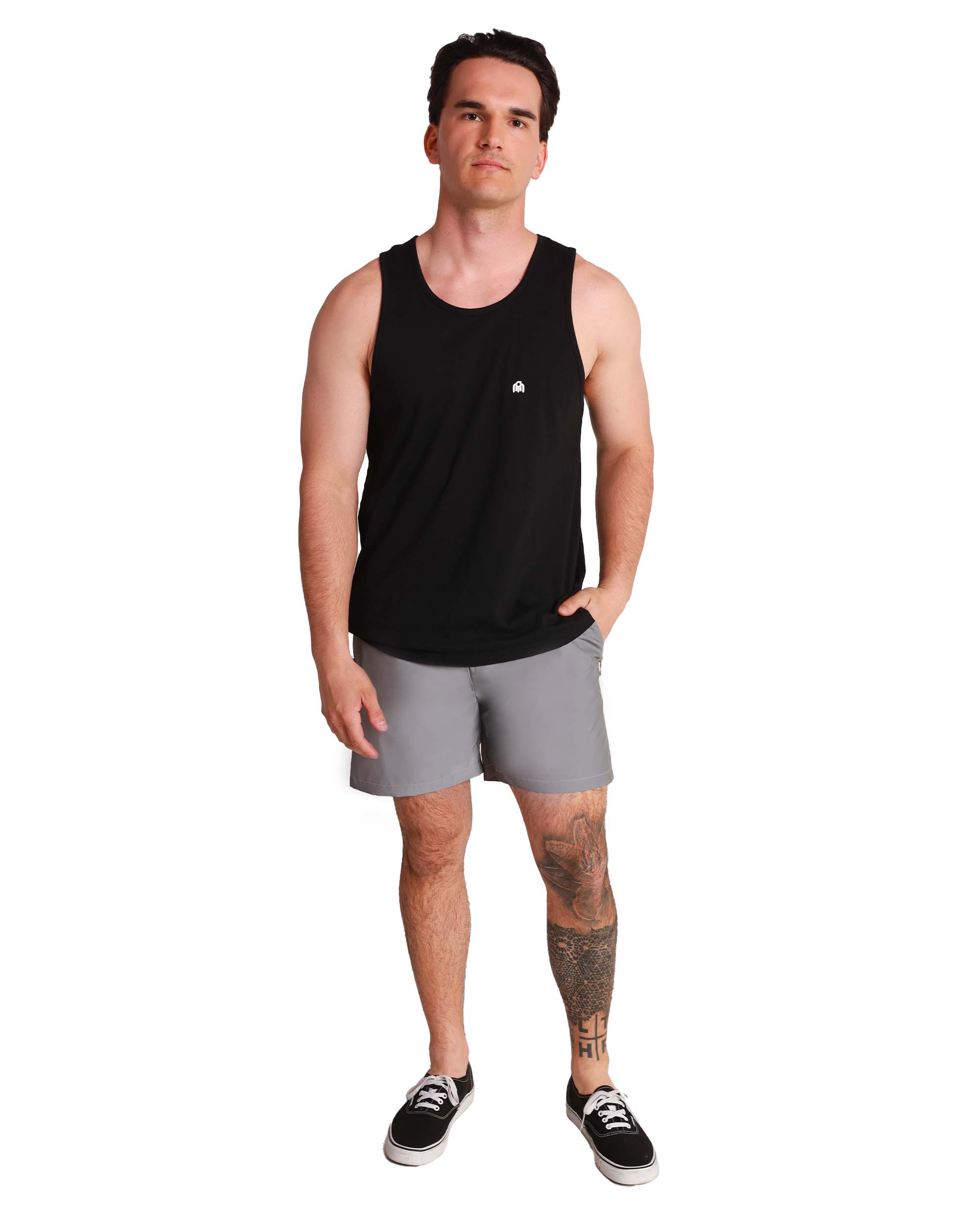 Complete Collapse Men's Silver Reflective Shorts - Image 33729414955191