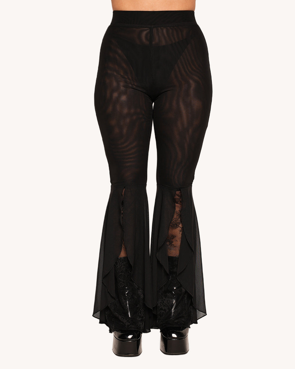 Y2K Princess Bell Bottoms - Image 33886174904503