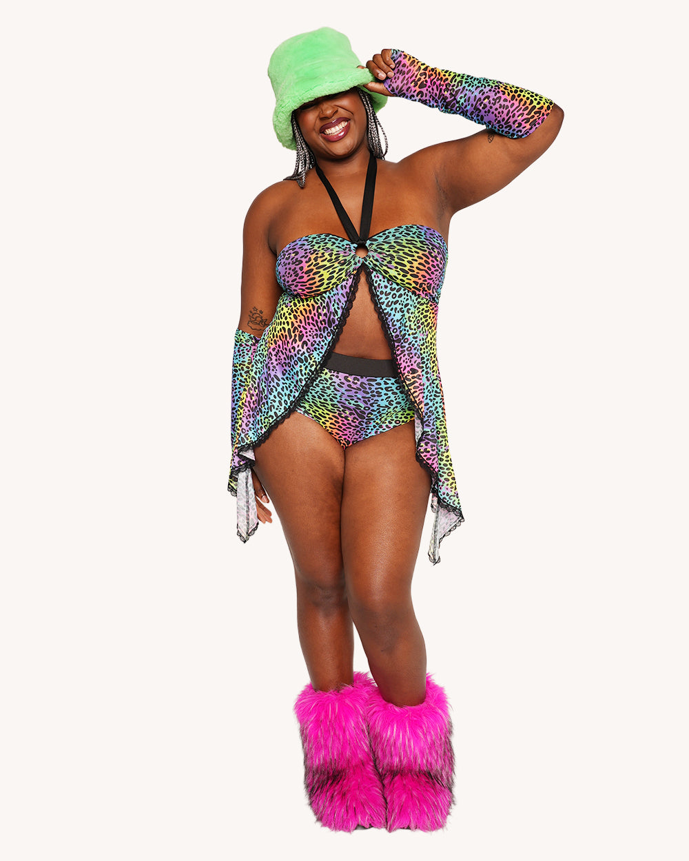 Cosmic Jungle Micro Shorts - Image 5