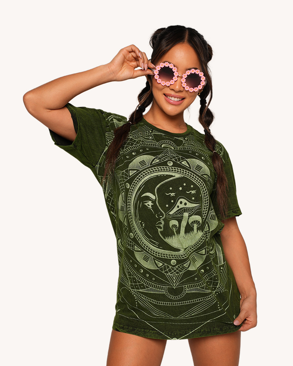 Cosmic Shrooms Unisex T-Shirt - Image 34328812126391