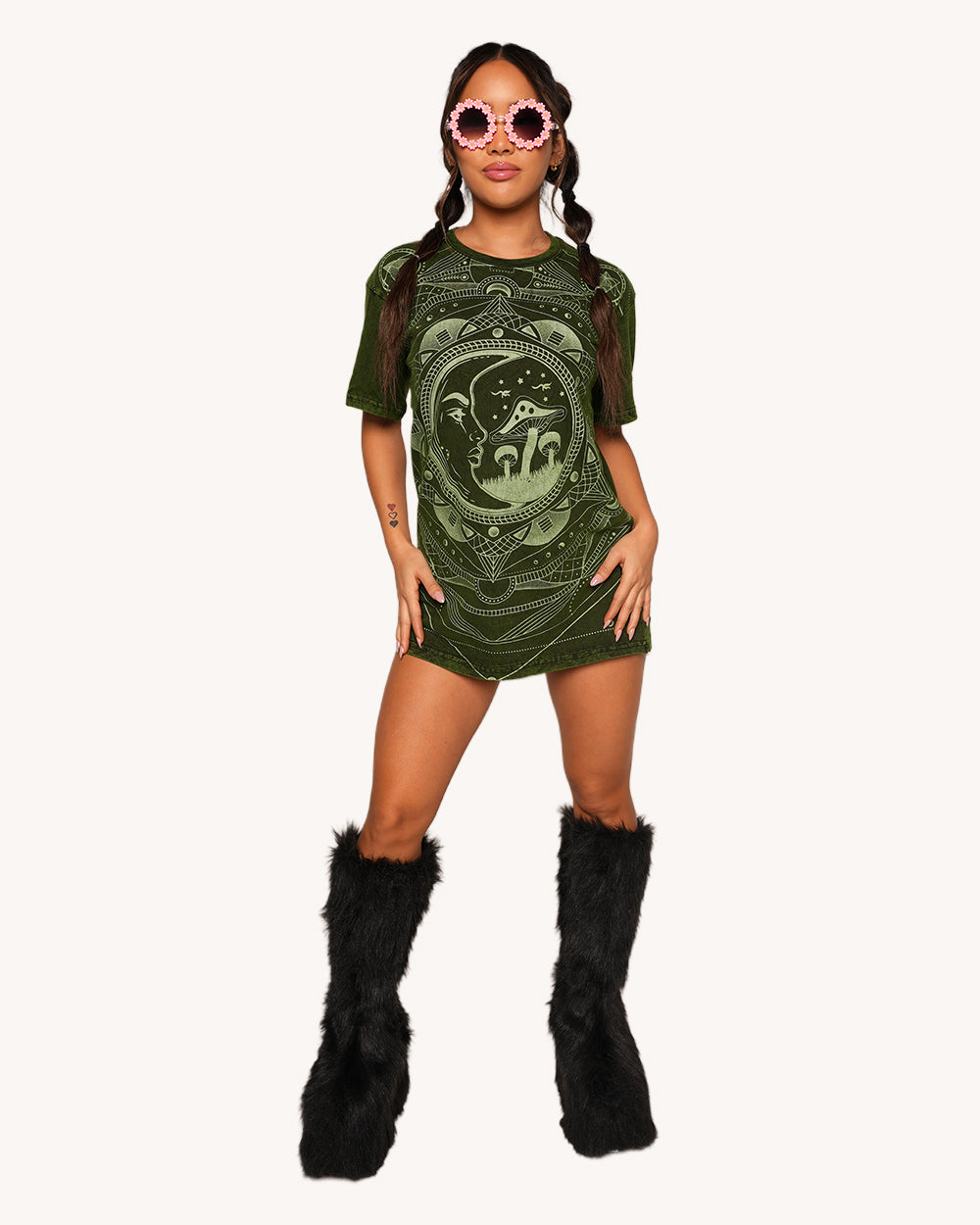 Cosmic Shrooms Unisex T-Shirt - Image 6