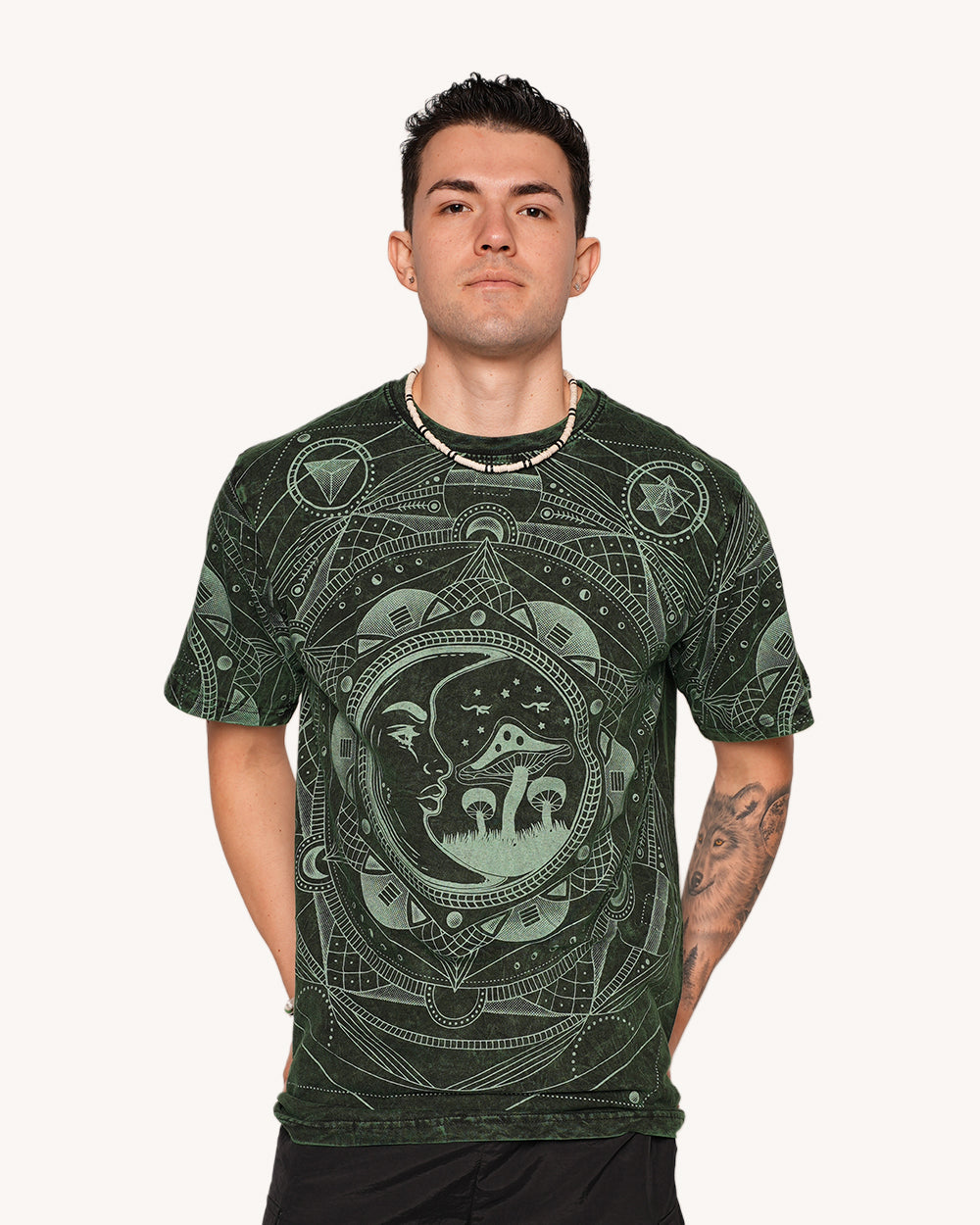 Cosmic Shrooms Unisex T-Shirt - Image 3