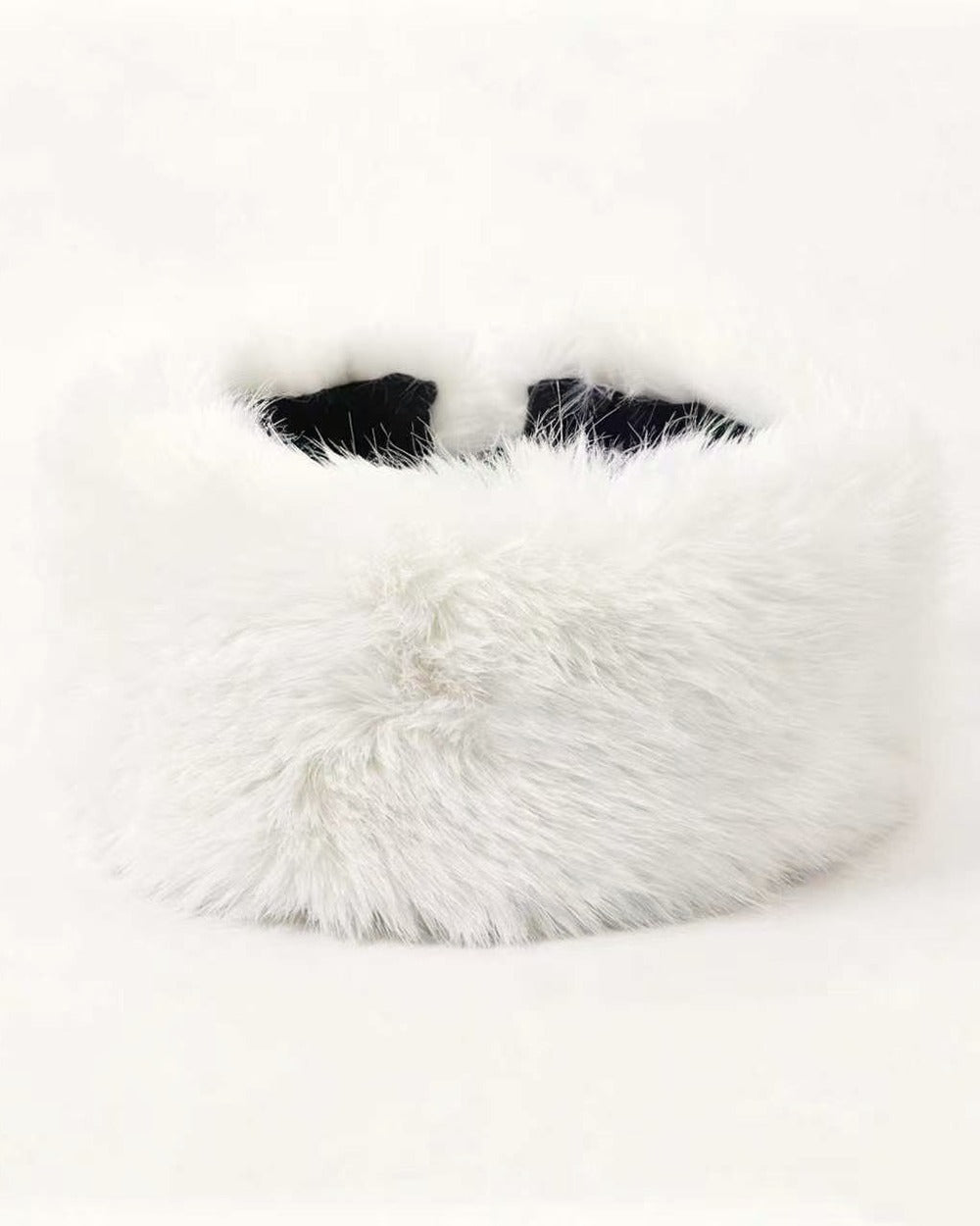 Cozy Cutie Faux Fur Headband - White