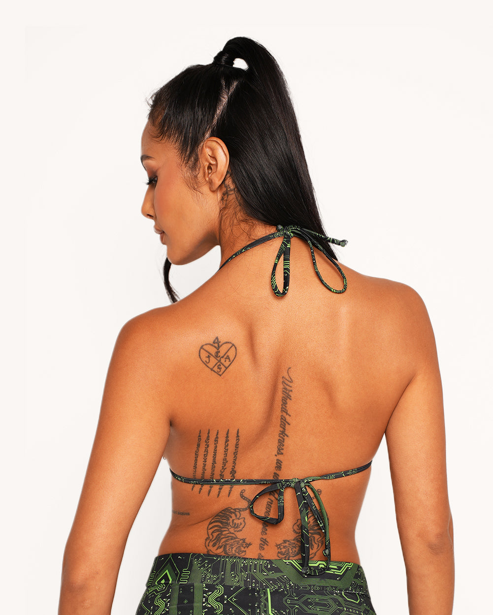 Cyber Matrix Bikini Top - Image 32055642521783