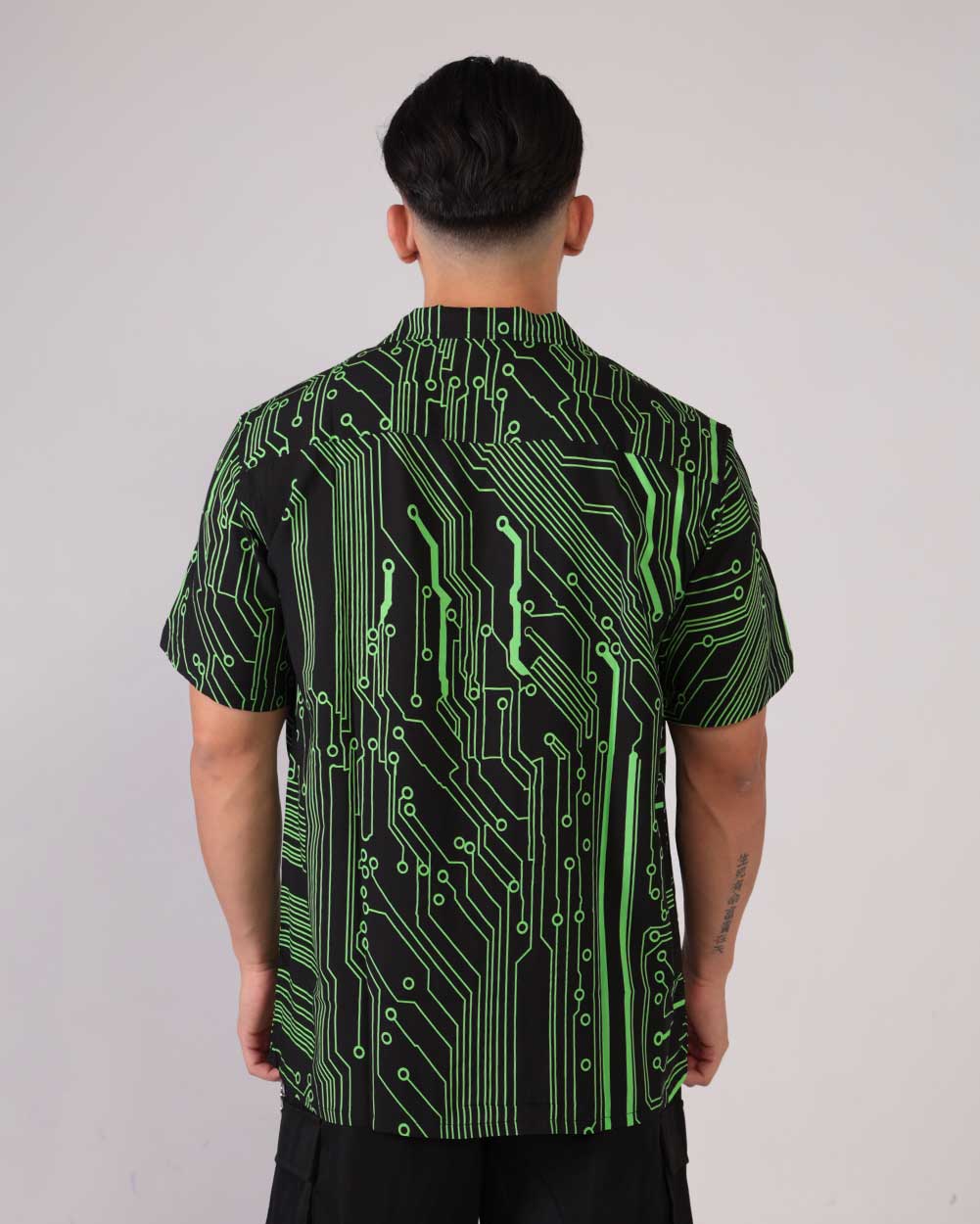 Cyber Matrix Men's Camp Shirt-Men