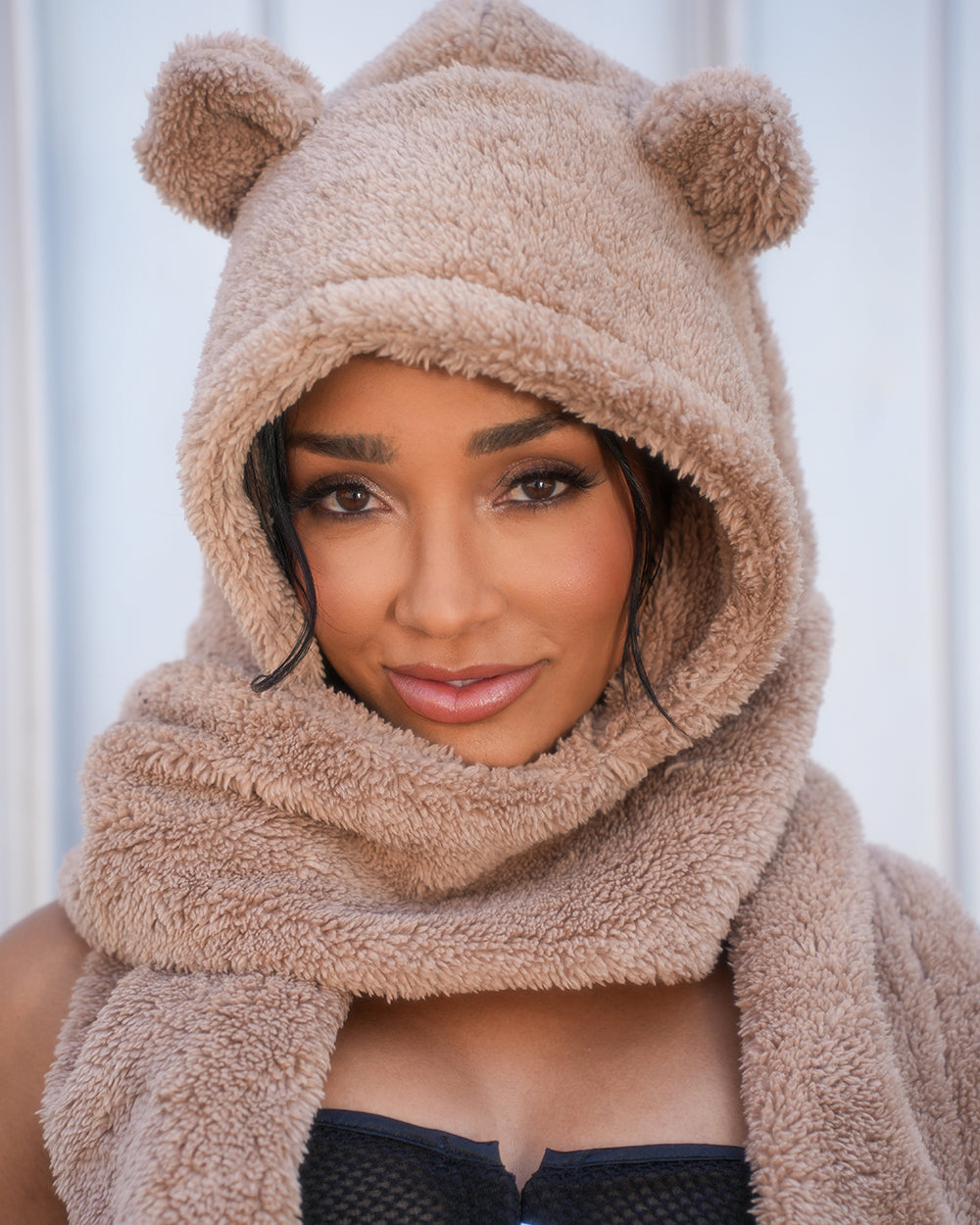 Rave Cub Bear Hat with Scarf - Image 2