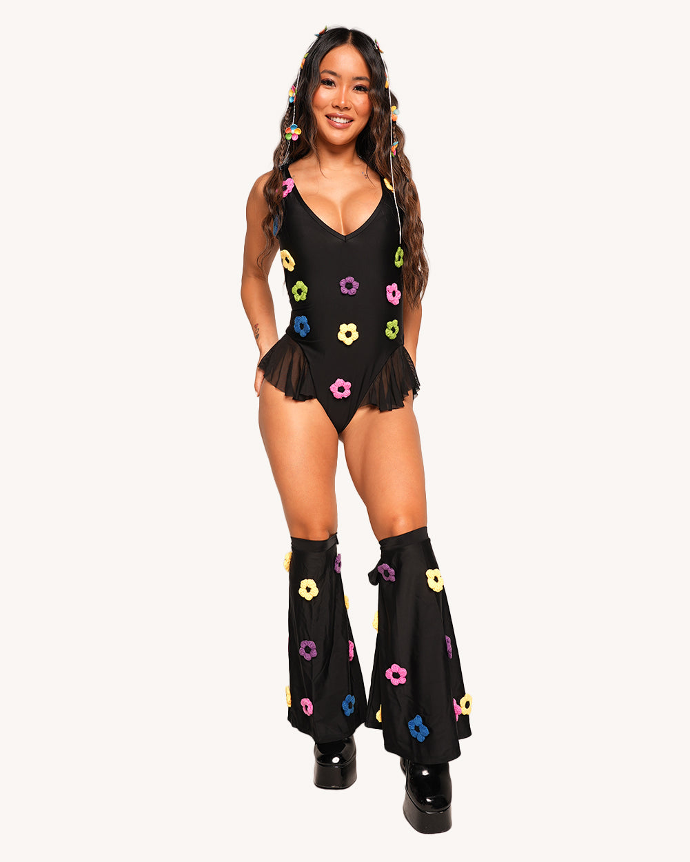 Daisy Dreaming Bodysuit with Leg Covers - Image 35572318503095