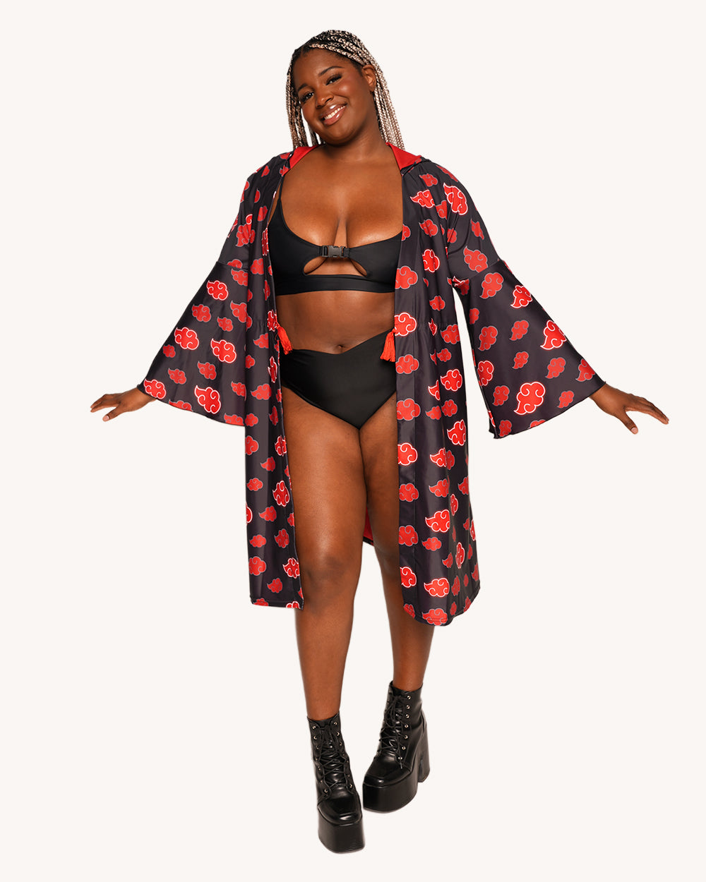 Fire Shadow Unisex Robe - Image 6