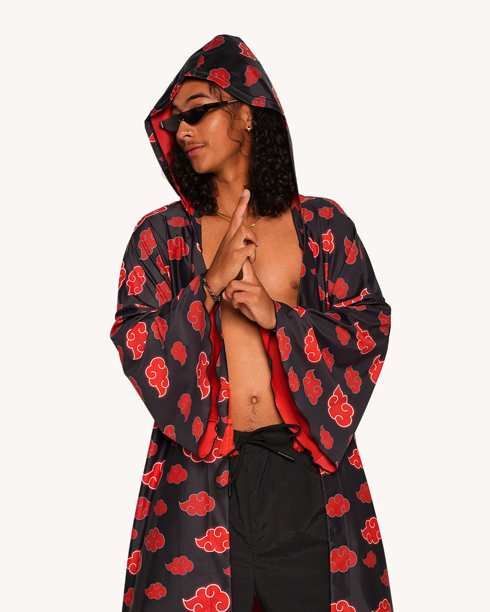 Fire Shadow Unisex Robe - Image 33666930311351