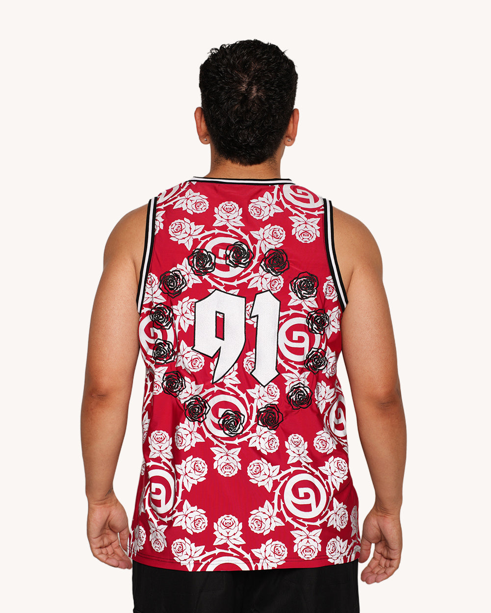 Deorro x iHR Silver Reflective Basketball Jersey - Image 38364581101751