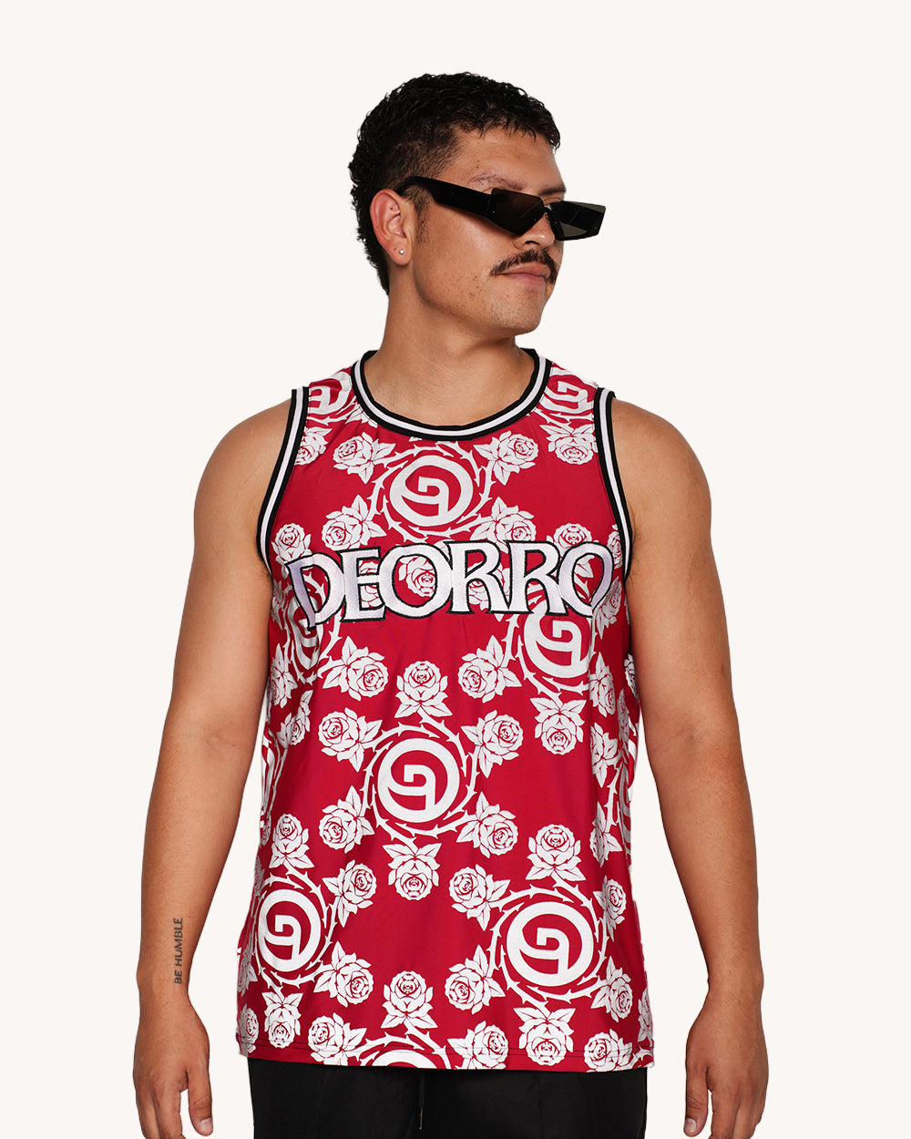 Deorro x iHR Silver Reflective Basketball Jersey - Image 1