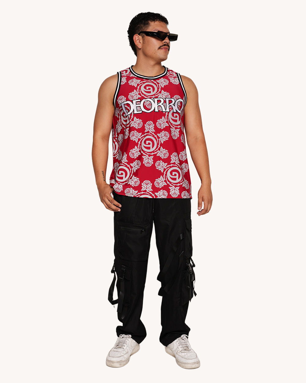 Deorro x iHR Silver Reflective Basketball Jersey - Image 3