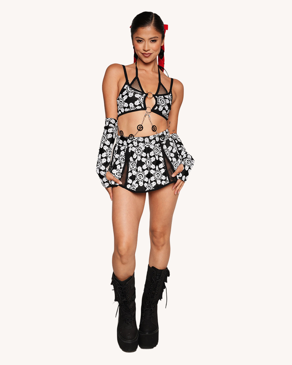 Deorro x iHR Silver Reflective Halter Top - Image 6