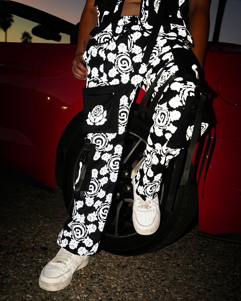 Deorro x iHR Silver Reflective Pants - Image 38369601421495