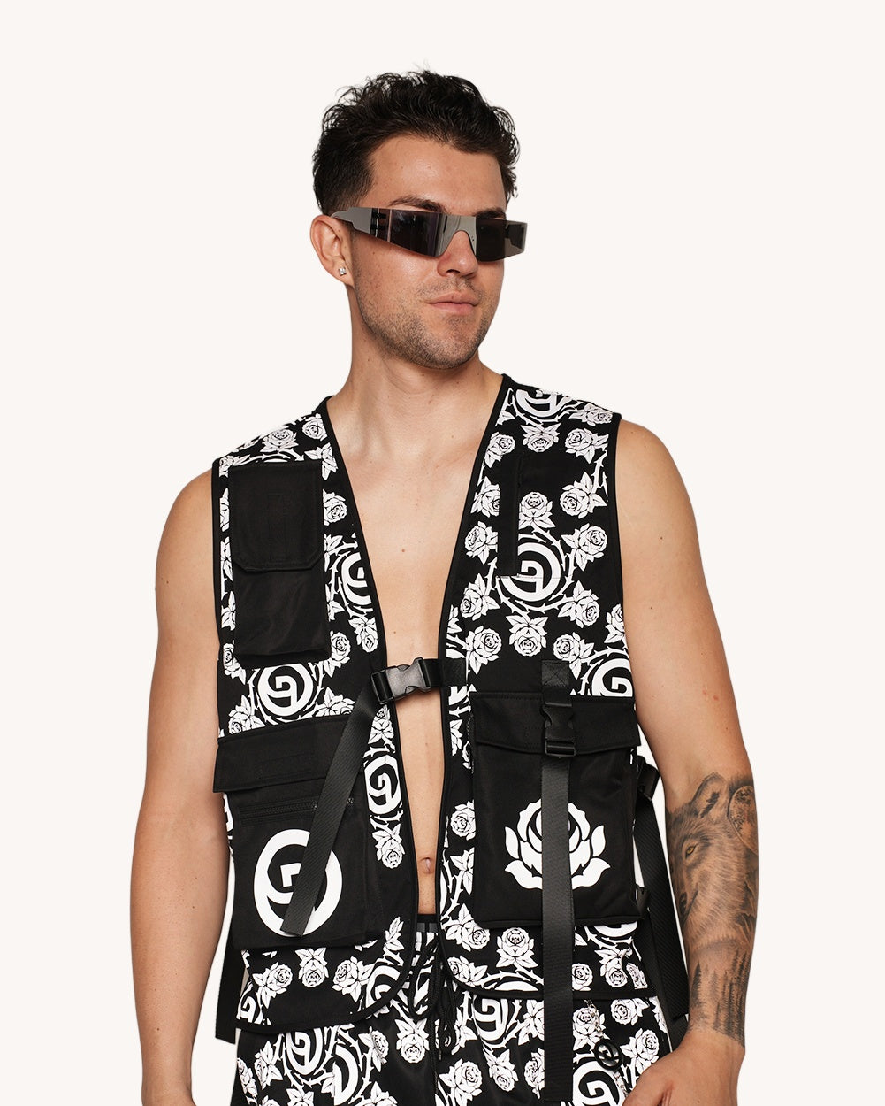 Deorro x iHR Silver Reflective Vest - Image 71227482144951