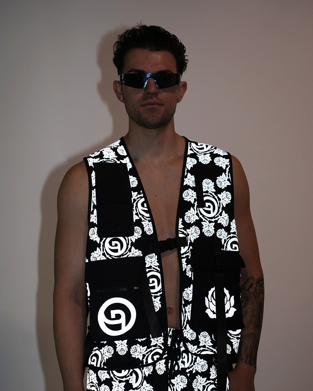 Deorro x iHR Silver Reflective Vest - Image 71227482276023