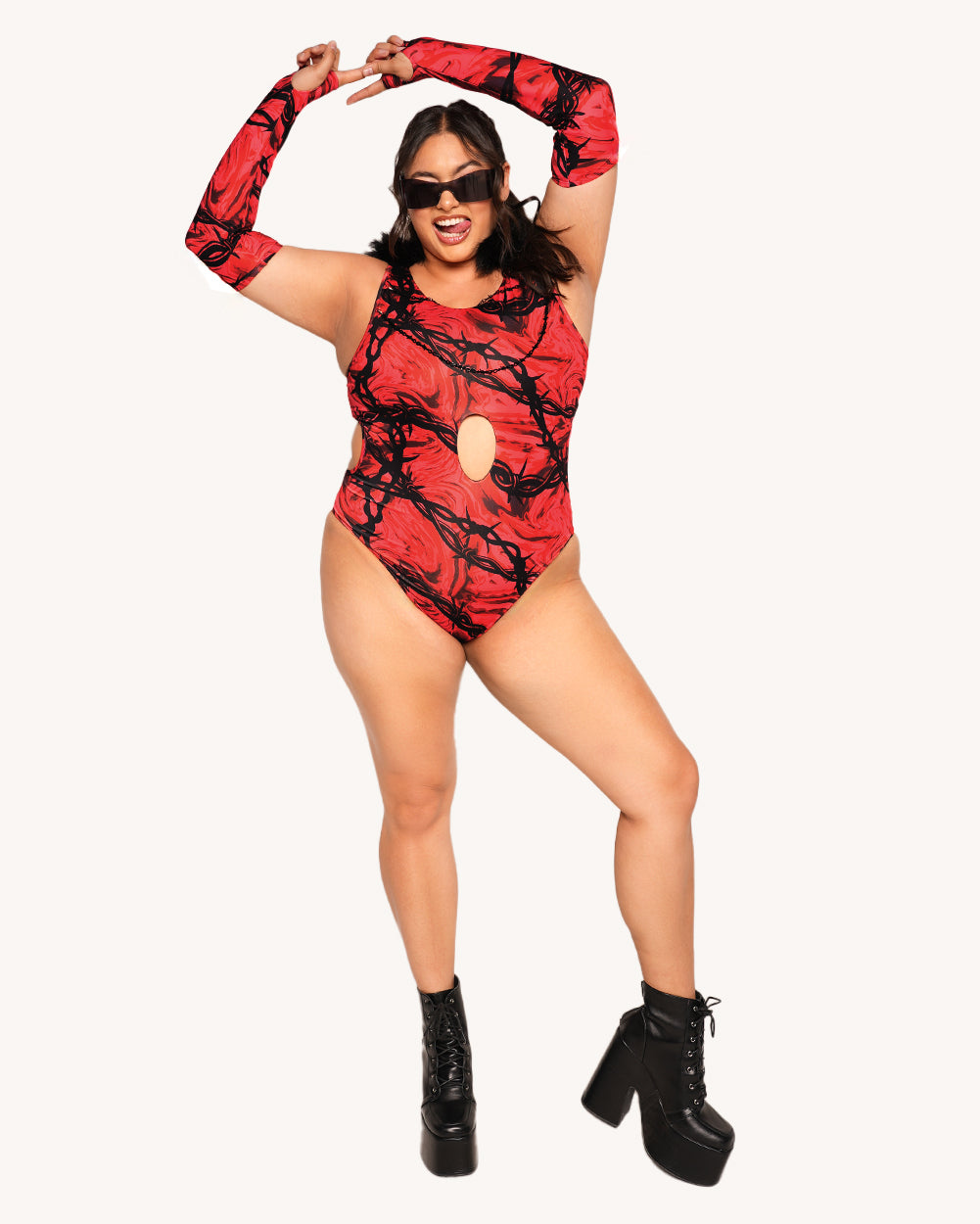 Depths of the Damned Bodysuit with Sleeves - Image 32436678885559