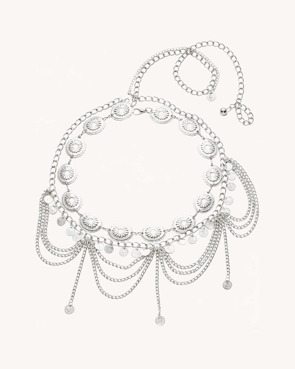 Dimepiece Layered Belly Chain