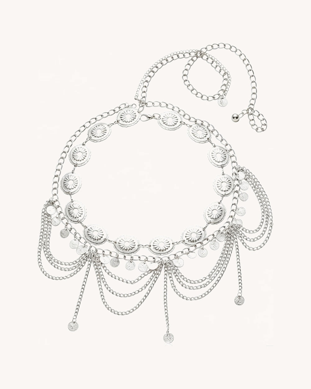 Dimepiece Layered Belly Chain
