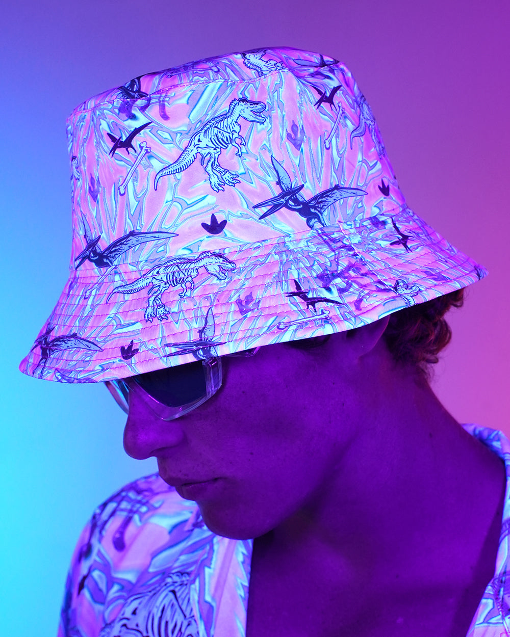 Dino Daze Bucket Hat with Stash Pocket - Image 33507860545719