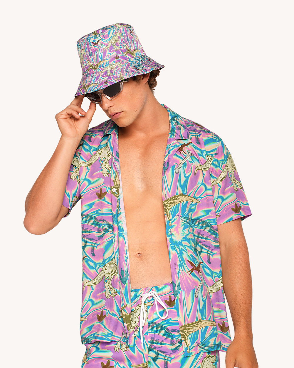 Dino Daze Camp Shirt-Men