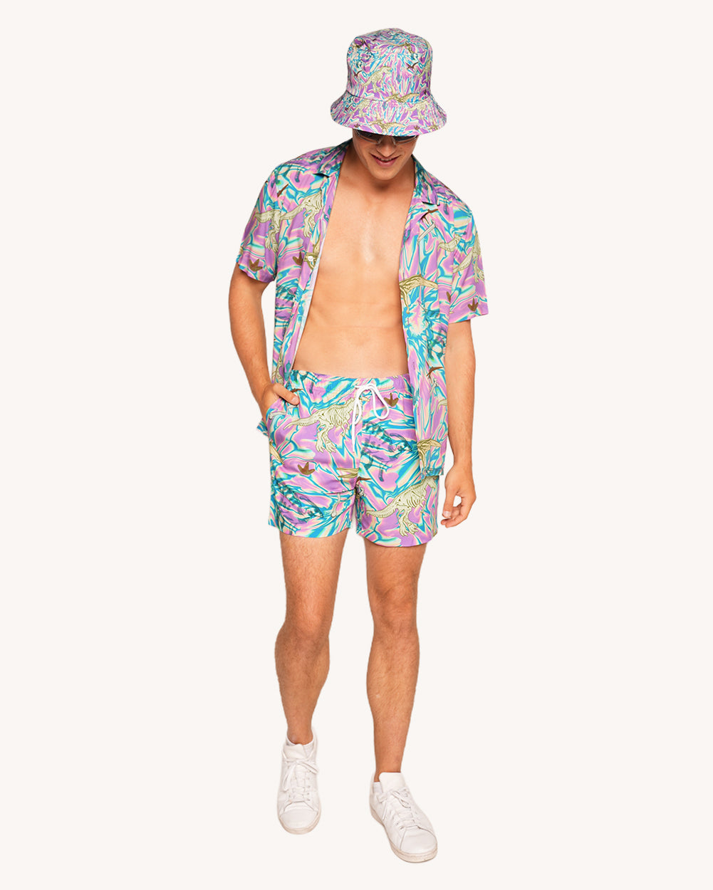 Dino Daze Camp Shorts-Men