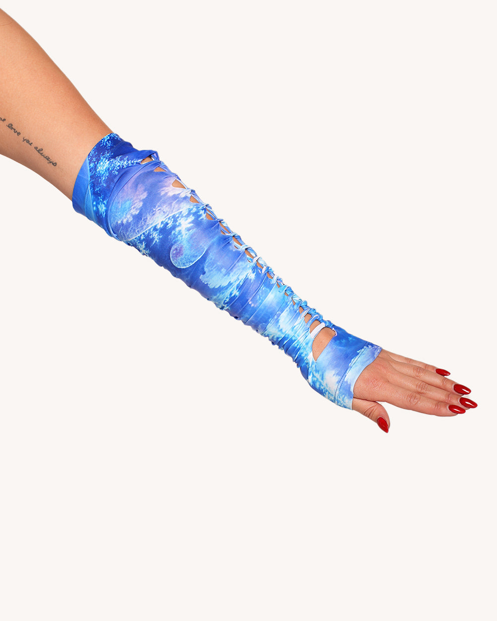 Distorted Dream Bodysuit with Sleeves - Image 32268649562295