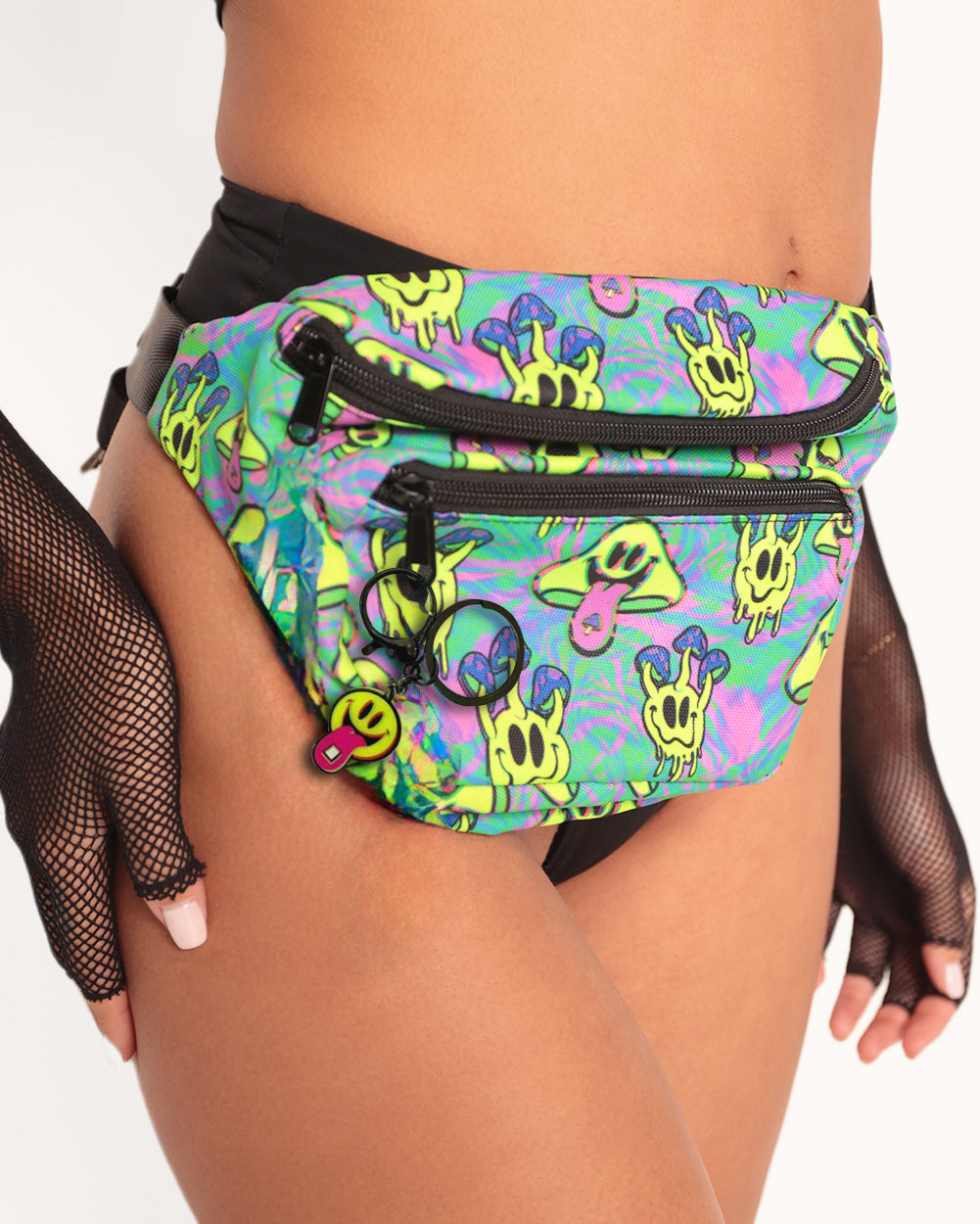 Electric_Tripp_Fanny_Pack-Neon Blue/Neon Pink/Yellow-Side