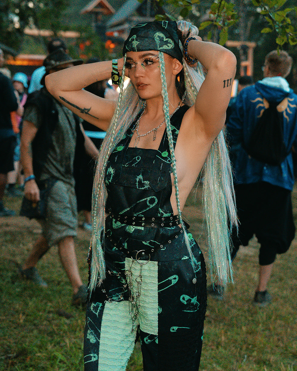 Sunflowerraver x iHR Get Bent Overalls - Image 1