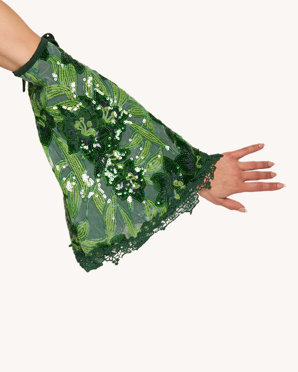 Fairytale Forest Floral Sequin Arm Sleeves - Image 36611484090551