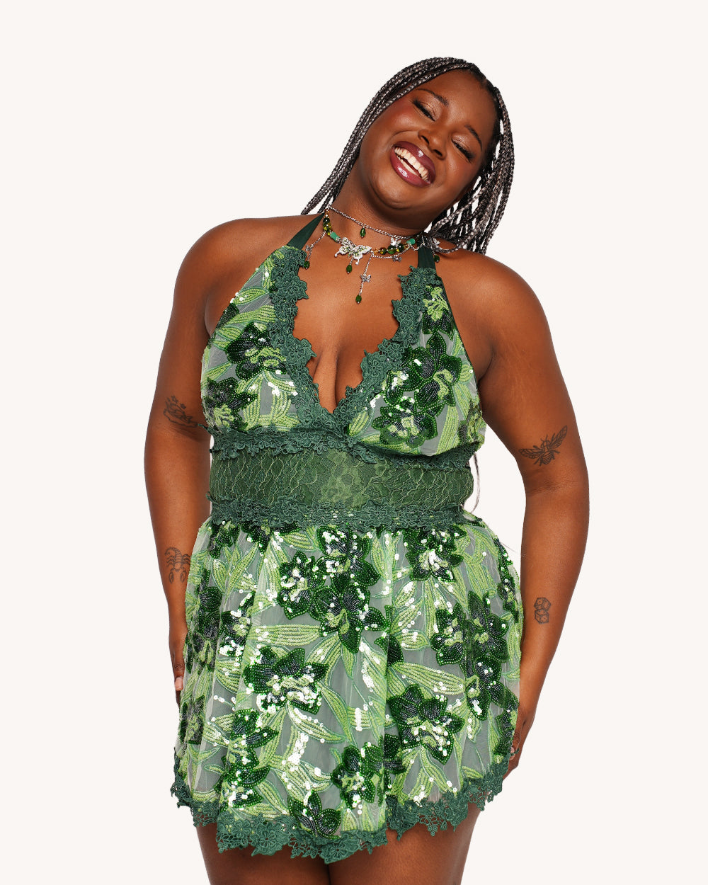 Fairytale Forest Lace Dress - Image 36072608334007