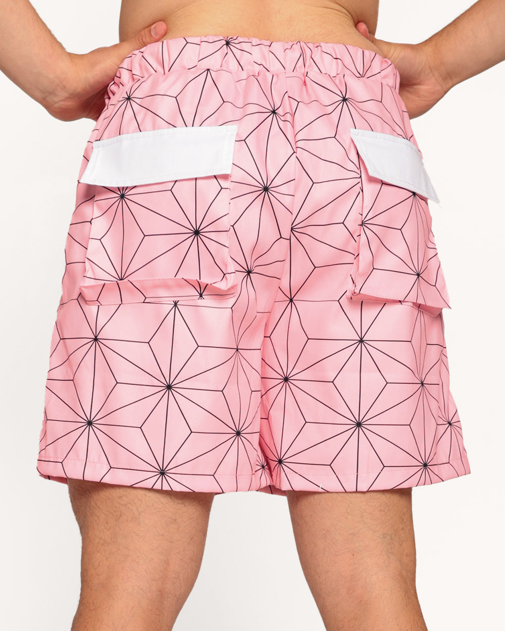 Feel the Rage Demon Slayer Cargo Shorts - Image 3