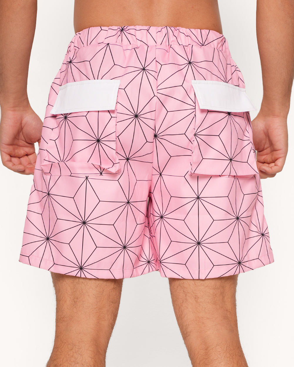 Feel the Rage Demon Slayer Cargo Shorts - Image 34131981467831