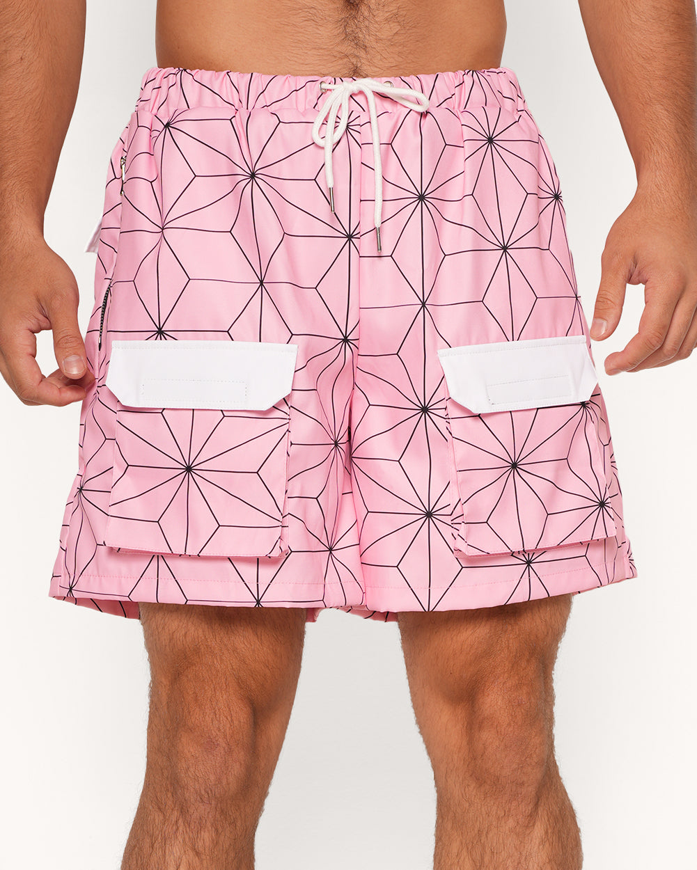 Feel the Rage Demon Slayer Cargo Shorts - Image 34131981435063