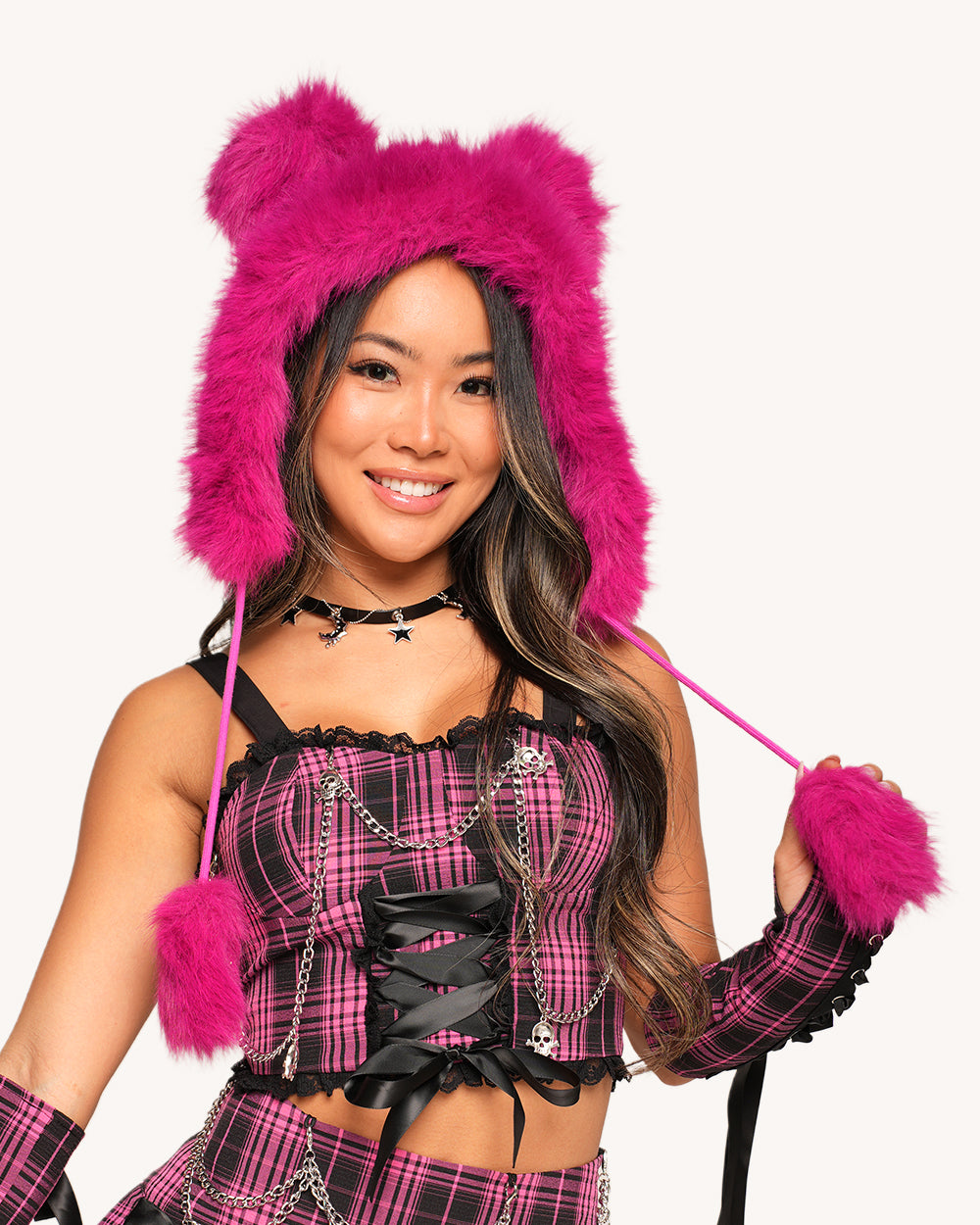 Fizzi Pop x iHR Creepy Cute Top with Sleeves - Image 33759053086903