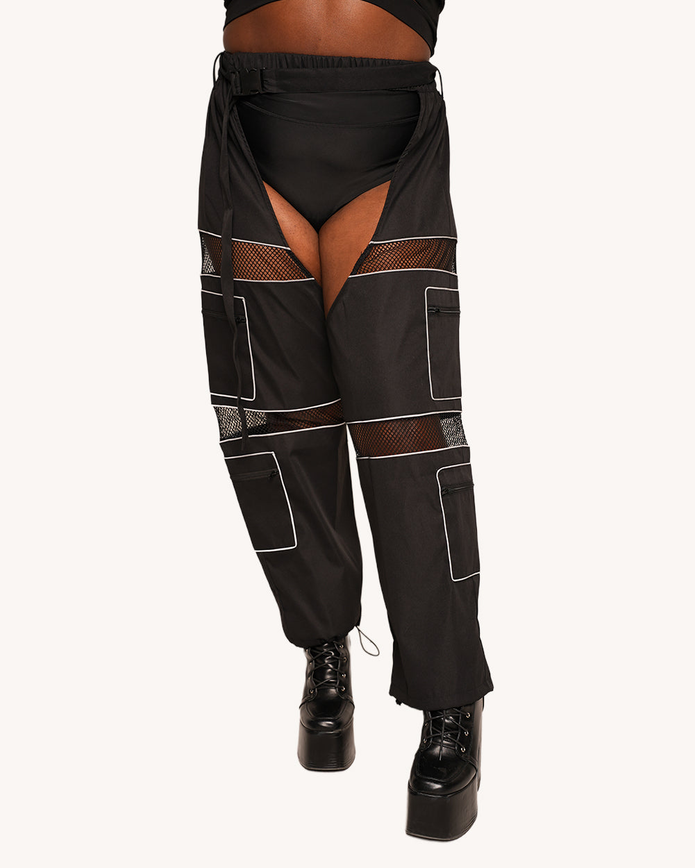 Flash Point Silver Reflective Chaps - Image 34065558831287