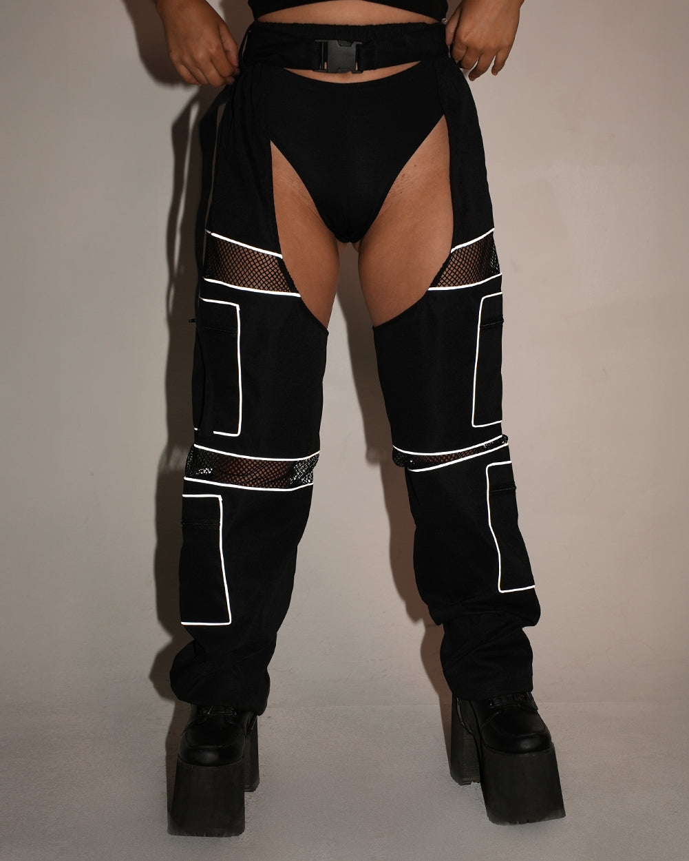 Flash Point Silver Reflective Chaps - Image 34065684136119