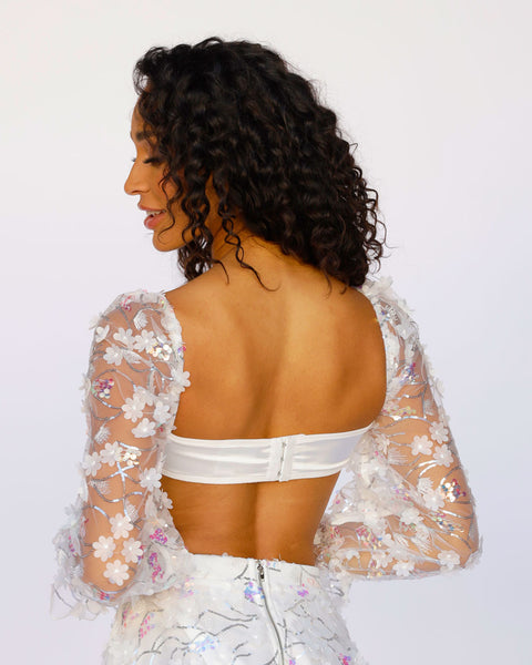 Fairytale Forest Floral Sequin Top – iHeartRaves