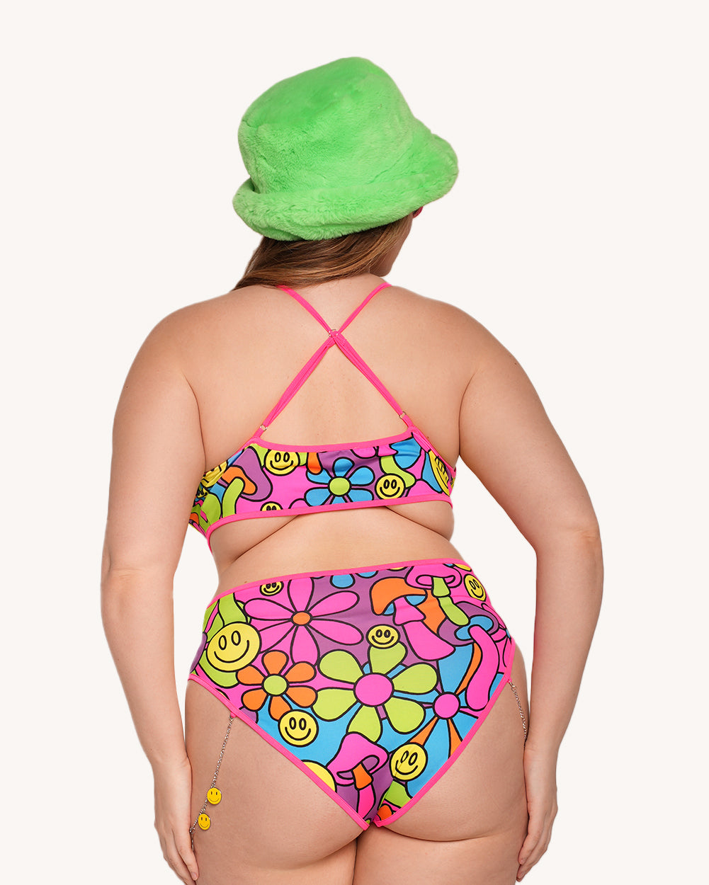 Flower Bomb Halter Bodysuit - Image 32268992217271