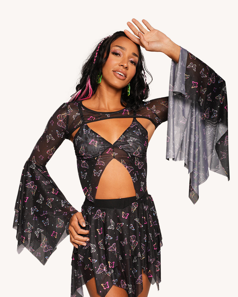 Flutter Fantasy Ultra Crop Top - Image 32262393954487