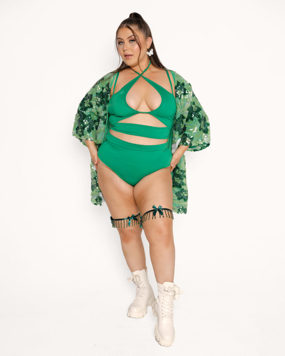Forest Fairytale Robe-Green-Curve1-Full--Milani---1X
