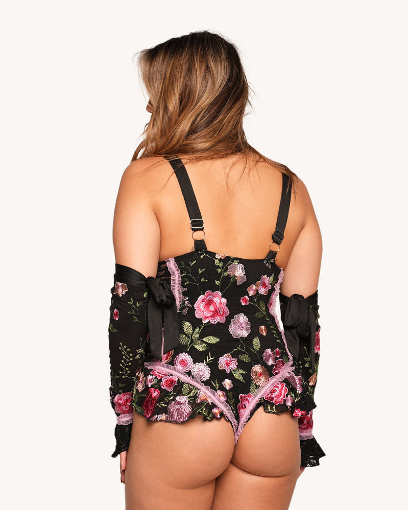 Forest Nymph Bodysuit with Sleeves - Image 1