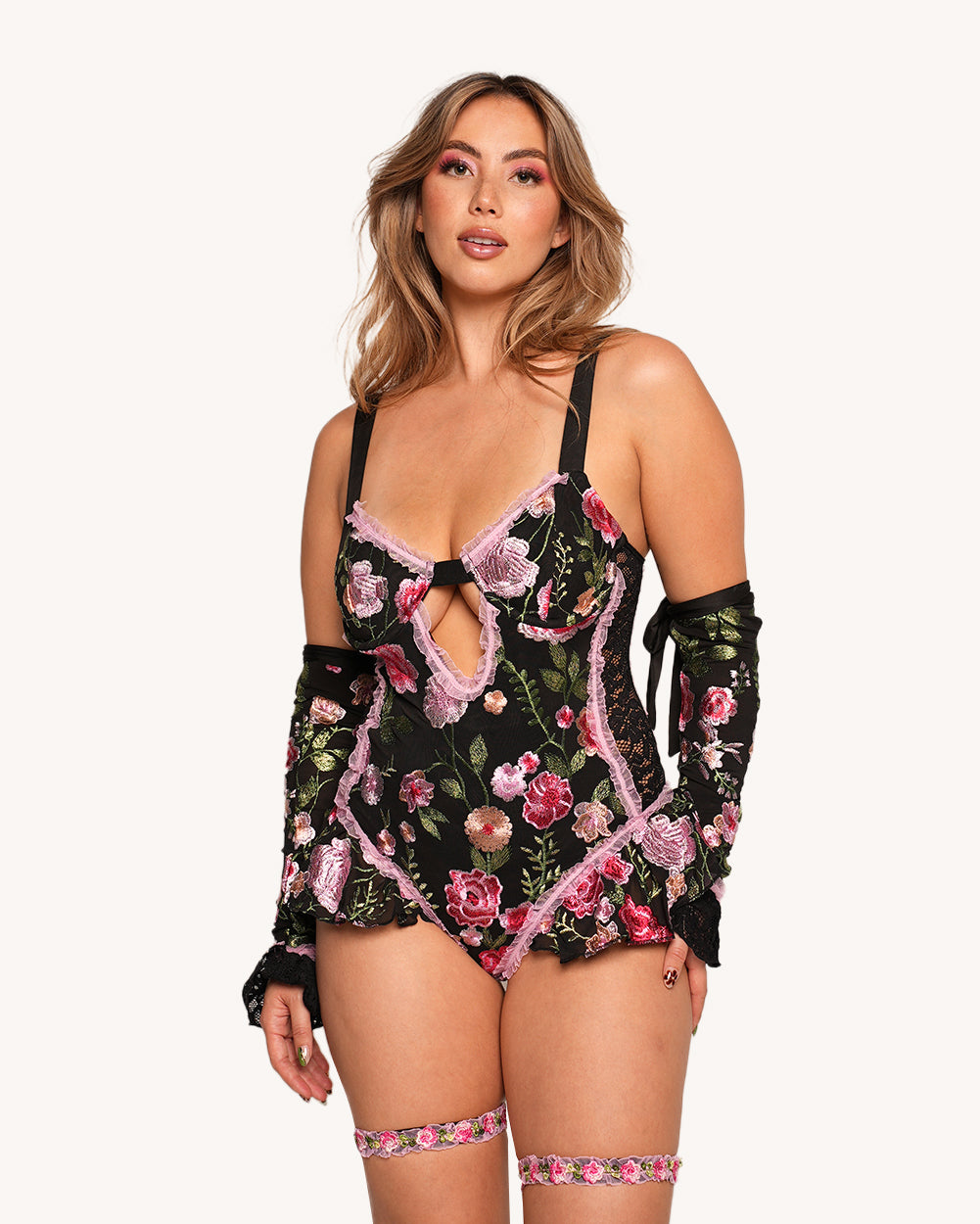 Forest Nymph Bodysuit with Sleeves - Image 32446657691831