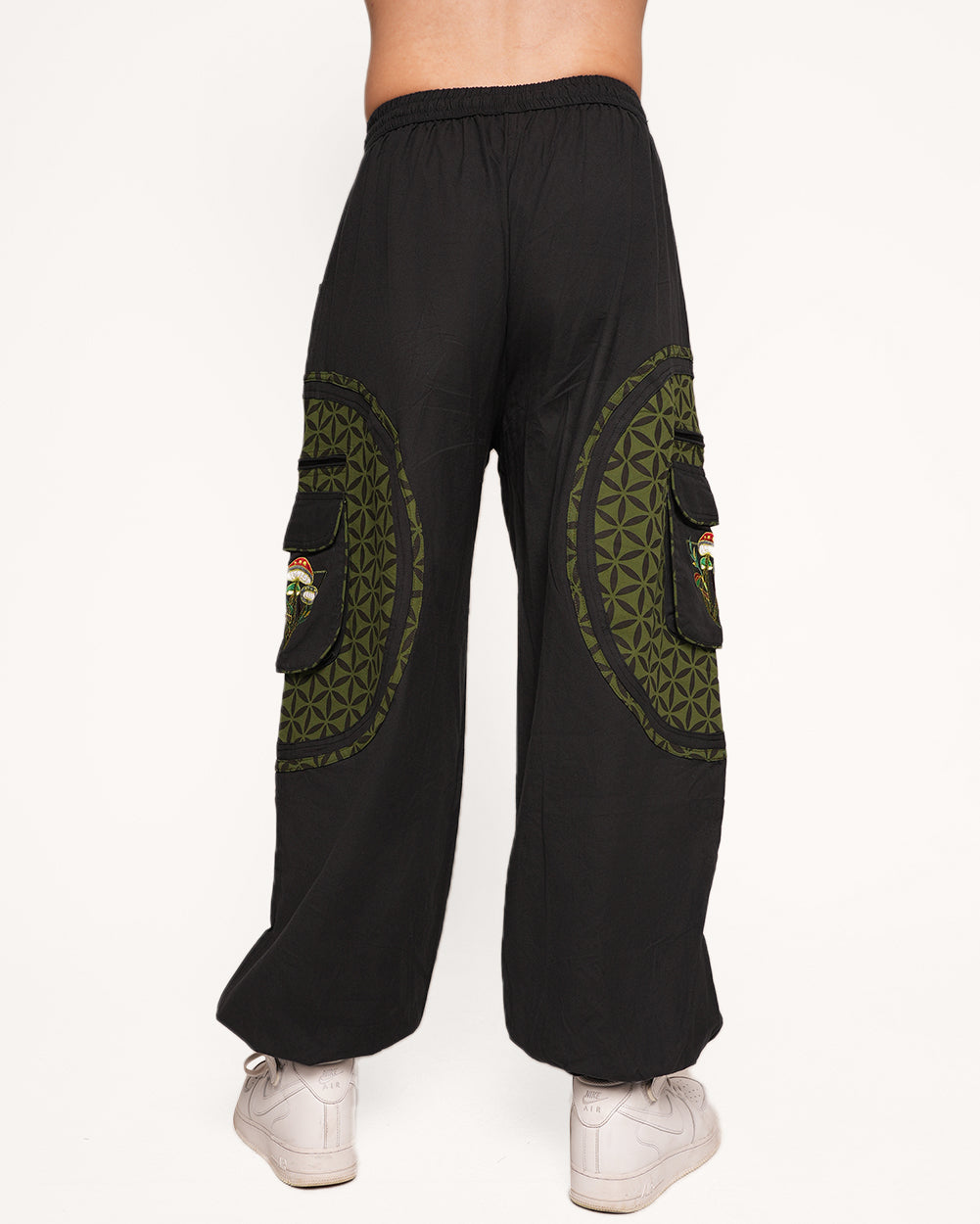 Full Wook Mode Unisex Harem Pants-Men
