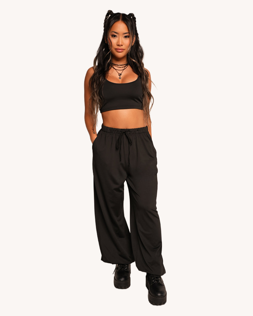 Getting Hyped Harem Pants - Image 3